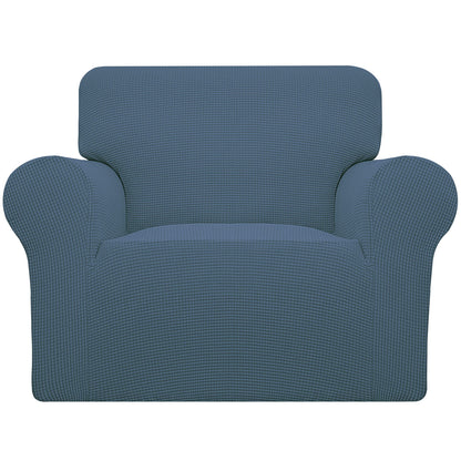 Easy-Going Stretch Loveseat Couch Covers Washable Dark Gray