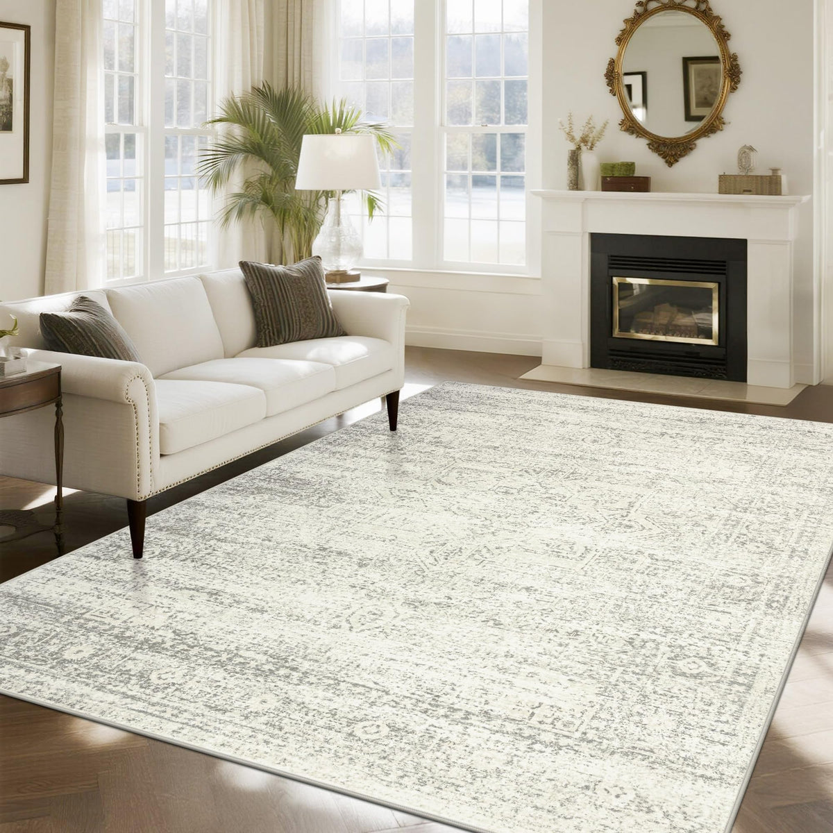 Washable Rugs 8x10 Area Rugs for Living Room,Bedroom,Dining Room Carpet