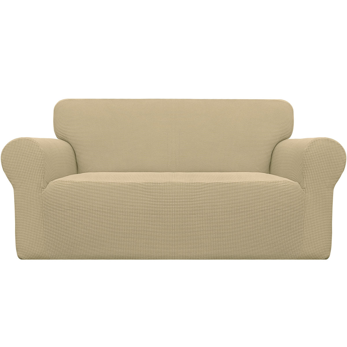Easy-Going Stretch Couch Covers for Sofa Washable Large Black