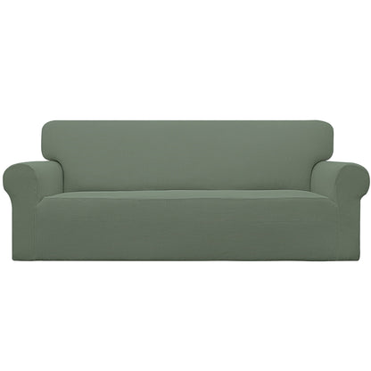 Easy-Going Stretch Oversized Sofa Couch Slipcover Washable Dark Gray