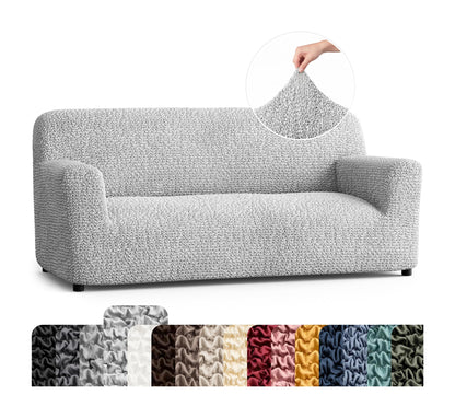 PAULATO Premium Stretch Couch Covers for Sofa - Sofa Chair Cover Washable, Dogs & Pets Friendly - Elastic Polyester Loveseat Slipcovers - Non-Slip Love Seat Couch Covers - Moss Green (64"-85" Wide)