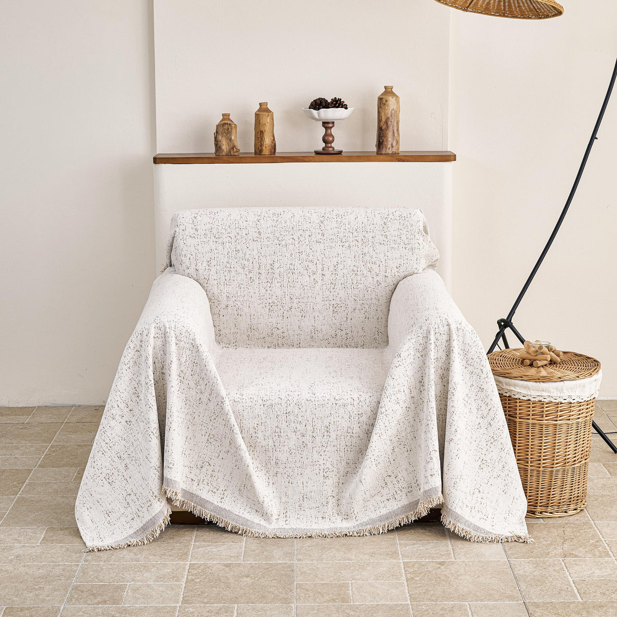 Couch Cover for Sofa, Boho Sofa Covers Washable 3 Cushion for Dogs