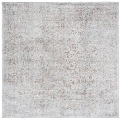 SAFAVIEH Evoke Area Rug 8x10 Large, Ivory & Taupe EVK256E