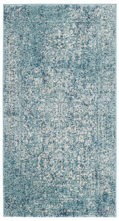 SAFAVIEH Evoke Area Rug 8x10 Large, Ivory & Taupe EVK256E