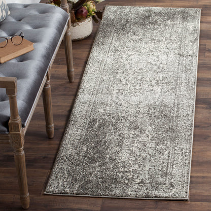 SAFAVIEH Evoke Area Rug 8x10 Large, Ivory & Taupe EVK256E