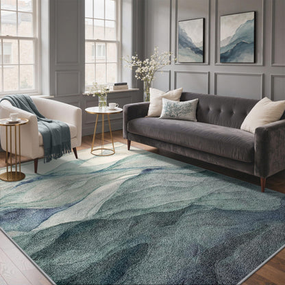 BEIMO 5X7 Area Rug for Living Room, Modern Abstract Washable Soft Non Slip