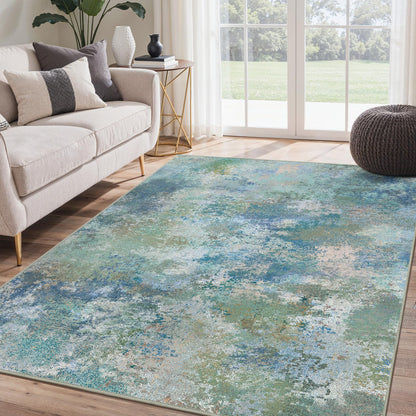 BEIMO 5X7 Area Rug for Living Room, Modern Abstract Washable Soft Non Slip
