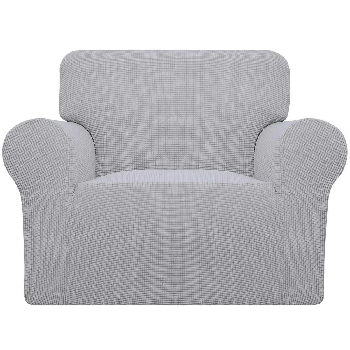 Easy-Going Stretch Loveseat Couch Covers Washable Dark Gray