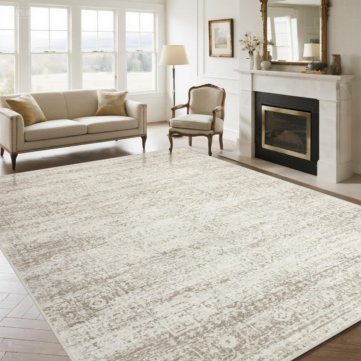 Washable Rugs 8x10 Area Rugs for Living Room,Bedroom,Dining Room Carpet