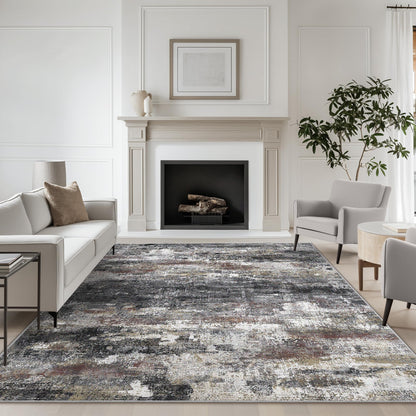 BEIMO 5X7 Area Rug for Living Room, Modern Abstract Washable Soft Non Slip