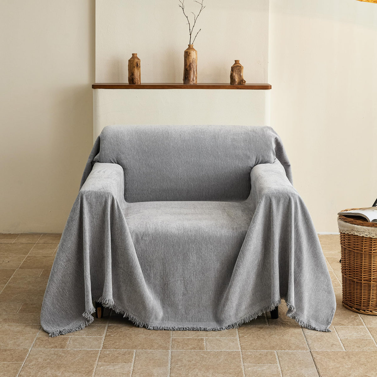 Couch Cover for Sofa, Boho Sofa Covers Washable 3 Cushion for Dogs