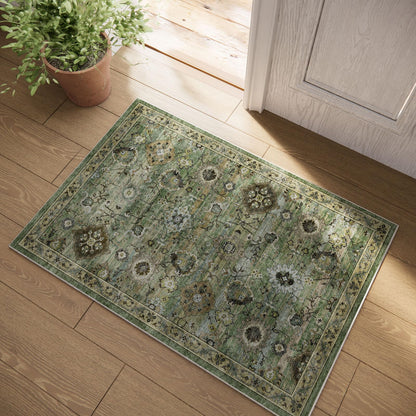 Area Rugs 9x12 Living Room: Washable Bedroom Rug Non Slip Large Boho Carpet