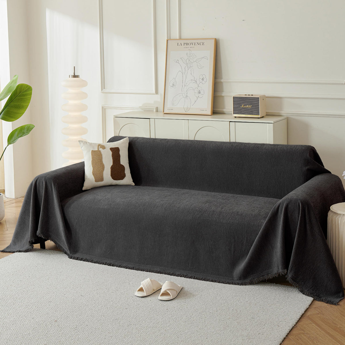 Couch Cover for Sofa, Boho Sofa Covers Washable 3 Cushion for Dogs