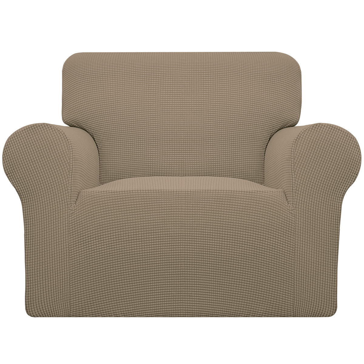 Easy-Going Stretch Couch Covers for Sofa Washable Large Dark Gray