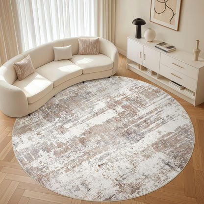 LOONGRUG 6x9 Area Rugs Washable Neutral Modern Abstract Living Room Rug