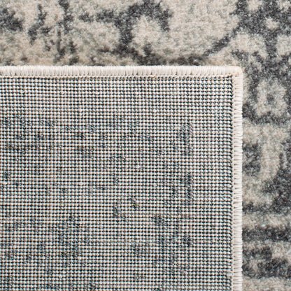 SAFAVIEH Evoke Area Rug 8x10 Large, Ivory & Taupe EVK256E