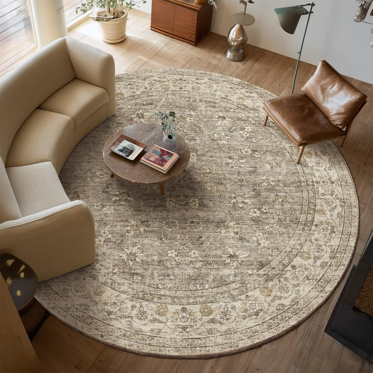 Area Rugs 9x12 Living Room: Washable Bedroom Rug Non Slip Large Boho Carpet