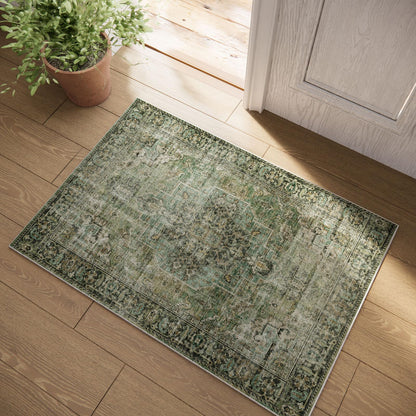 Area Rugs 9x12 Living Room: Washable Bedroom Rug Non Slip Large Boho Carpet