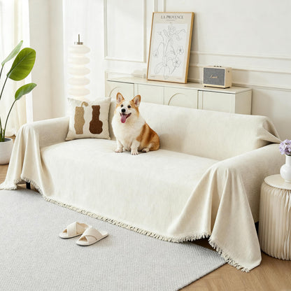 Couch Cover for Sofa, Boho Sofa Covers Washable 3 Cushion for Dogs