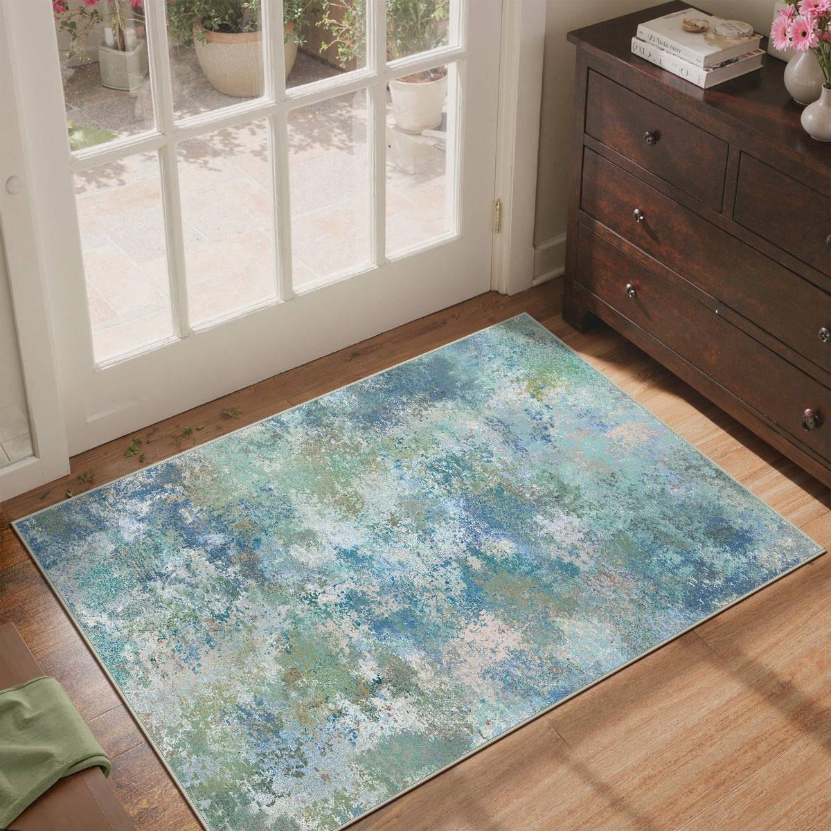 BEIMO 5X7 Area Rug for Living Room, Modern Abstract Washable Soft Non Slip