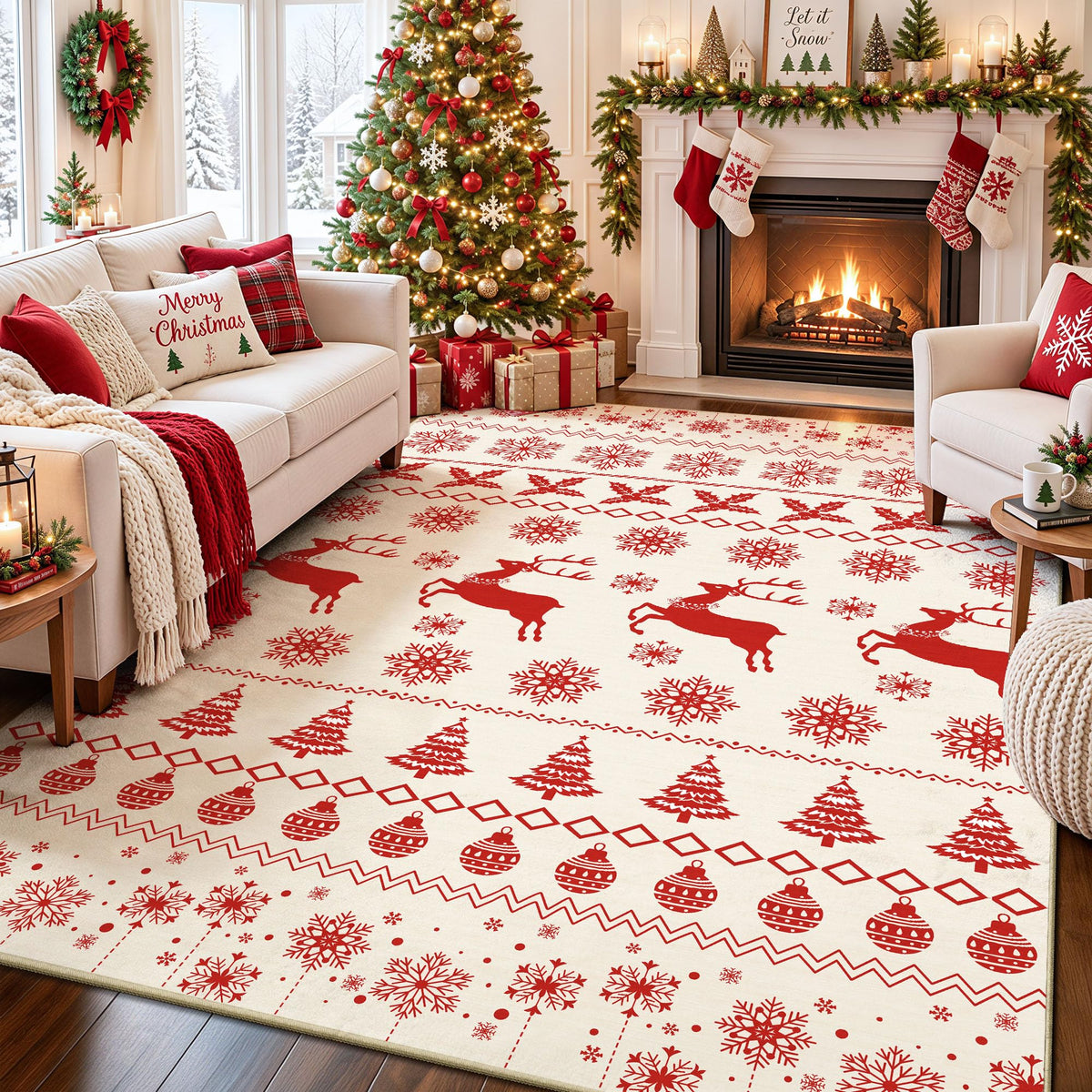 8x10 Area Rugs for Living Room - Washable Vintage Retro Large Rug, Soft Ultra Thin Non Slip Low Pile Traditional Distressed Boho Carpet for Bedroom Dining Room Home Office, Charcoal Olive