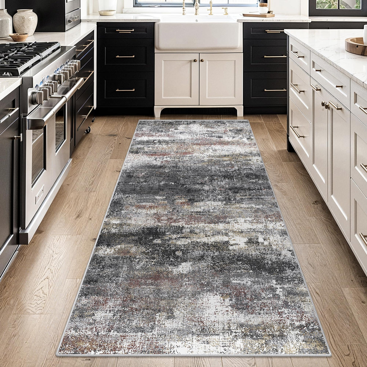 BEIMO 5X7 Area Rug for Living Room, Modern Abstract Washable Soft Non Slip