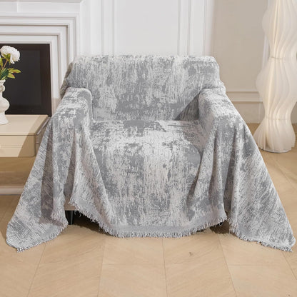 MEETSKY Couch Cover Sofa Covers Couch Covers for 3 Cushion Couch Sofa Pet Friendly, L Shaped Sectional Sofa Covers Washable Simply Put Sofa Throw Cover for Dogs, 91" x 134", Beige