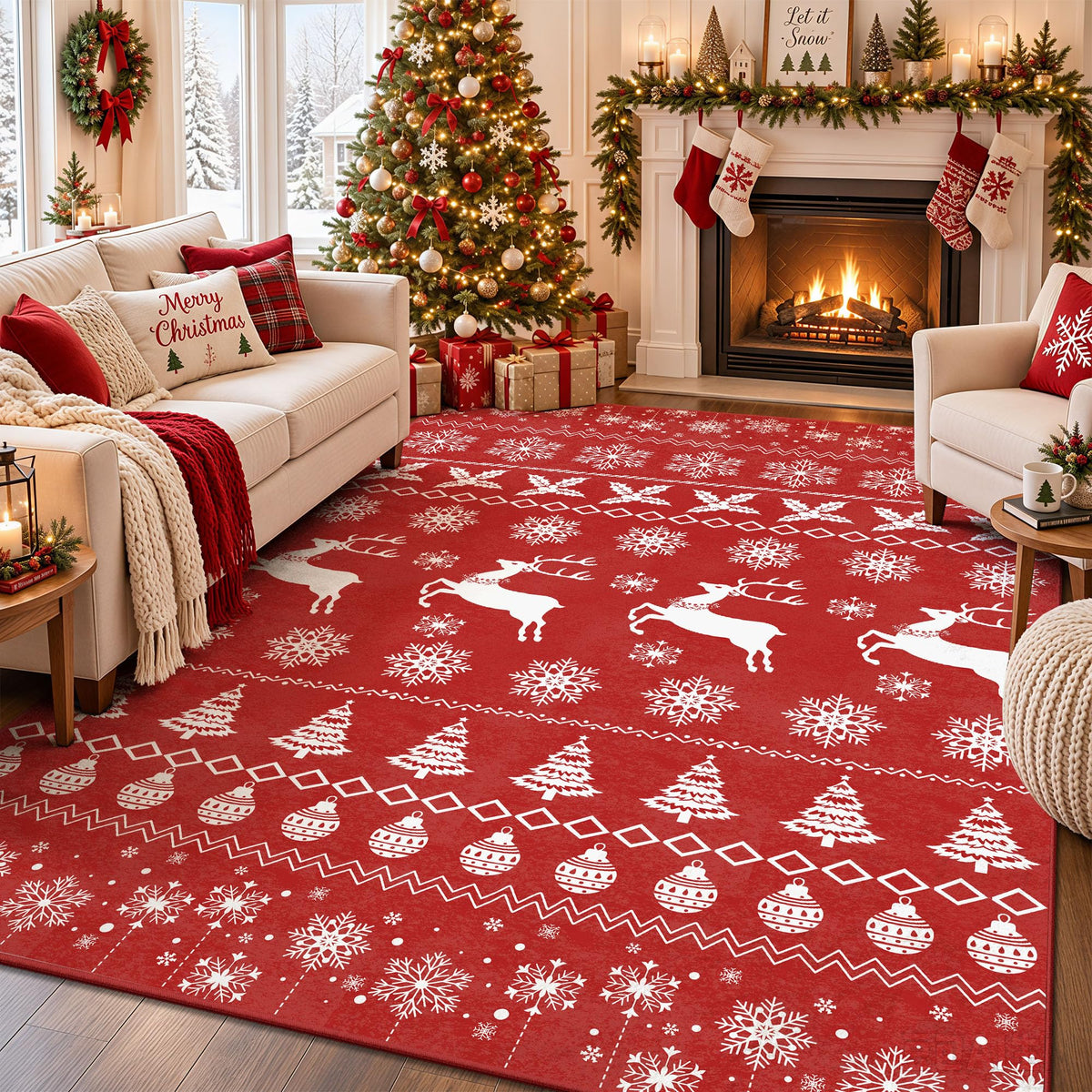 8x10 Area Rugs for Living Room - Washable Vintage Retro Large Rug, Soft Ultra Thin Non Slip Low Pile Traditional Distressed Boho Carpet for Bedroom Dining Room Home Office, Charcoal Olive
