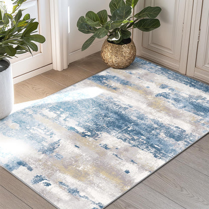 BEIMO 5X7 Area Rug for Living Room, Modern Abstract Washable Soft Non Slip