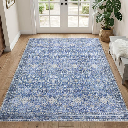 Sasttie 8x10 Area Rugs, Ultra-Soft Washable Rug for Living Room, Beige