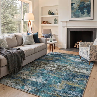 BEIMO 5X7 Area Rug for Living Room, Modern Abstract Washable Soft Non Slip