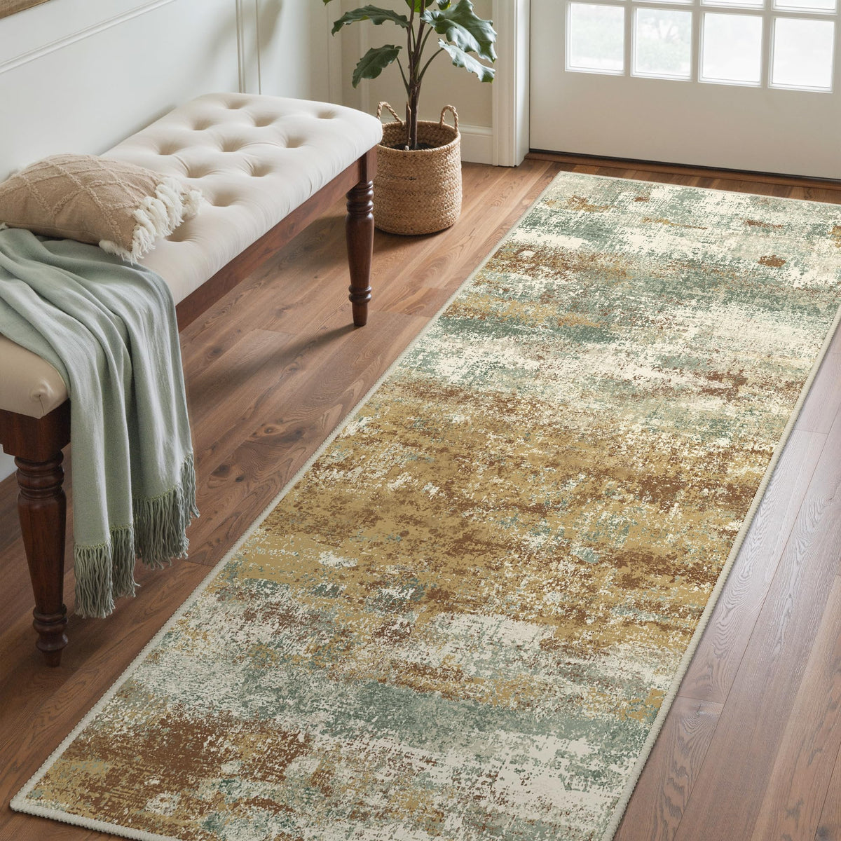 BEIMO 5X7 Area Rug for Living Room, Modern Abstract Washable Soft Non Slip