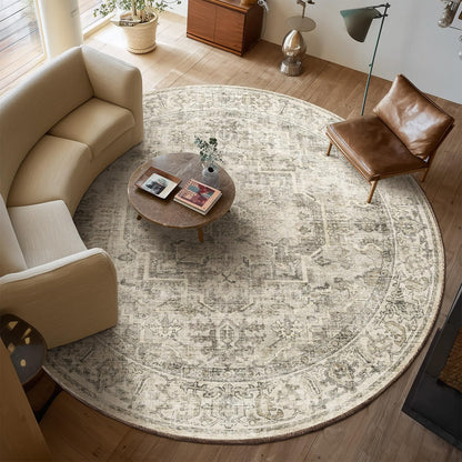 Area Rugs 9x12 Living Room: Washable Bedroom Rug Non Slip Large Boho Carpet