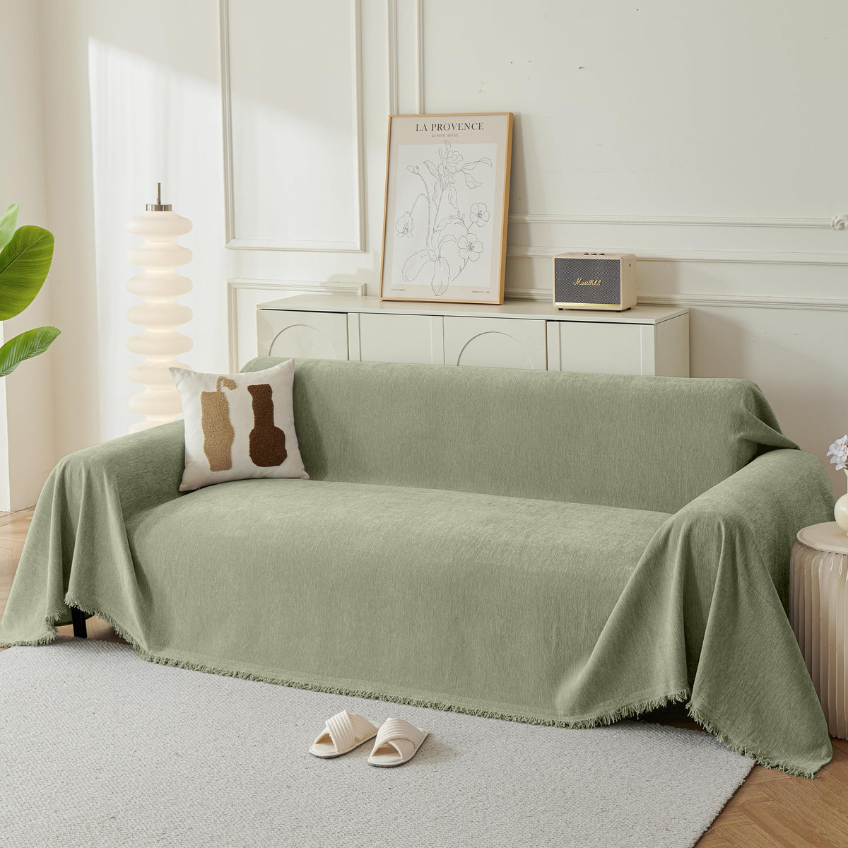 Couch Cover for Sofa, Boho Sofa Covers Washable 3 Cushion for Dogs