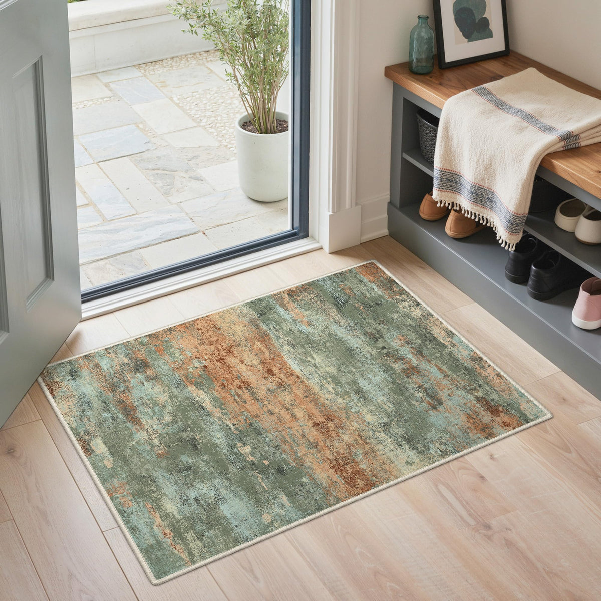 BEIMO 5X7 Area Rug for Living Room, Modern Abstract Washable Soft Non Slip