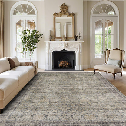 Washable Rugs 8x10 Area Rugs for Living Room,Bedroom,Dining Room Carpet