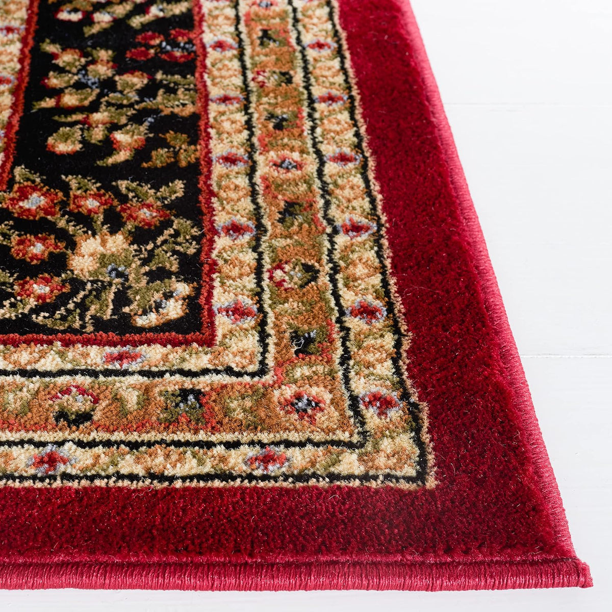 SAFAVIEH Lyndhurst Area Rug 9'x12', Traditional Red & Black LNH331B