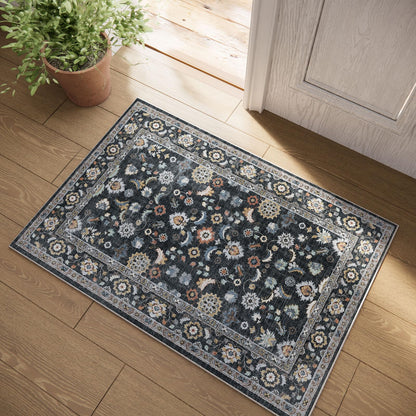 Area Rugs 9x12 Living Room: Washable Bedroom Rug Non Slip Large Boho Carpet
