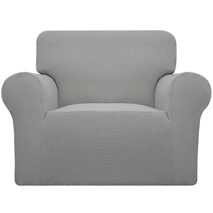 Easy-Going Stretch Loveseat Couch Covers Washable Dark Gray
