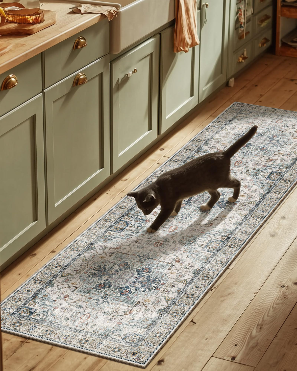 Area Rugs 9x12 Living Room: Washable Bedroom Rug Non Slip Large Boho Carpet