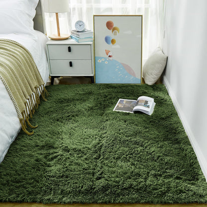 Ophanie Area Rugs 9x12 Living Room, Large Grey Bedroom Carpet, Big Shag Indoor Thick Soft Nursery Rug, Gray Fluffy Carpets for Boy and Girls Room Dorm Home Decor Aesthetic