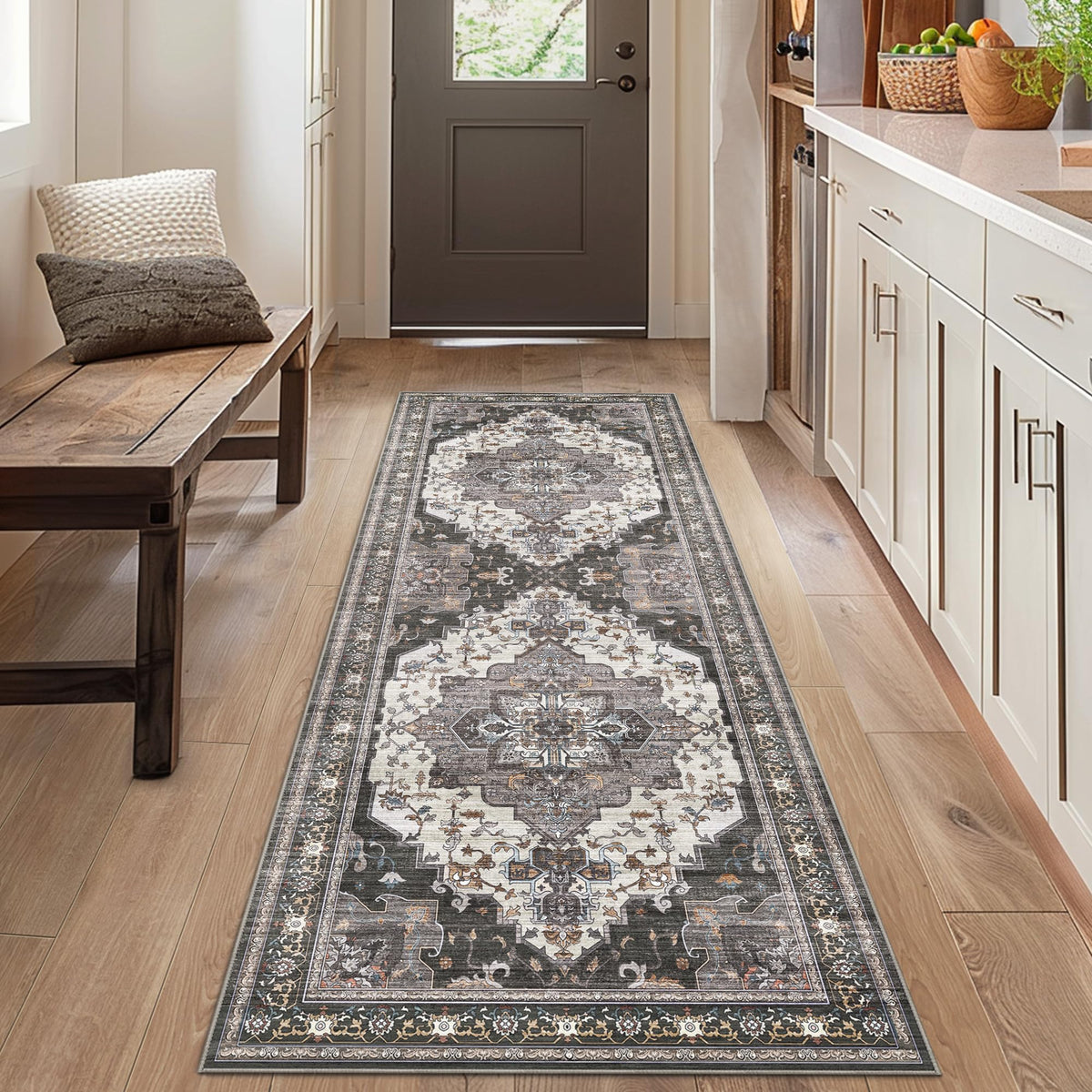 BEIMO 5X7 Area Rug for Living Room, Modern Abstract Washable Soft Non Slip