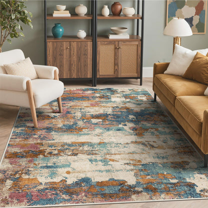 BEIMO 5X7 Area Rug for Living Room, Modern Abstract Washable Soft Non Slip
