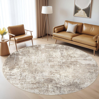 LOONGRUG 6x9 Area Rugs Washable Neutral Modern Abstract Living Room Rug