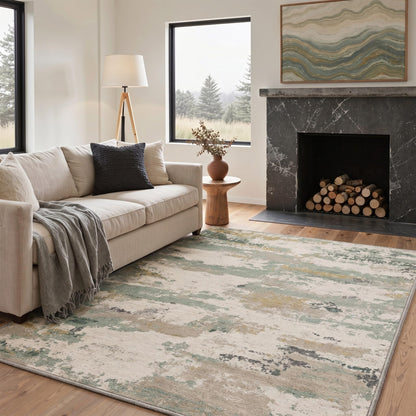 BEIMO 5X7 Area Rug for Living Room, Modern Abstract Washable Soft Non Slip