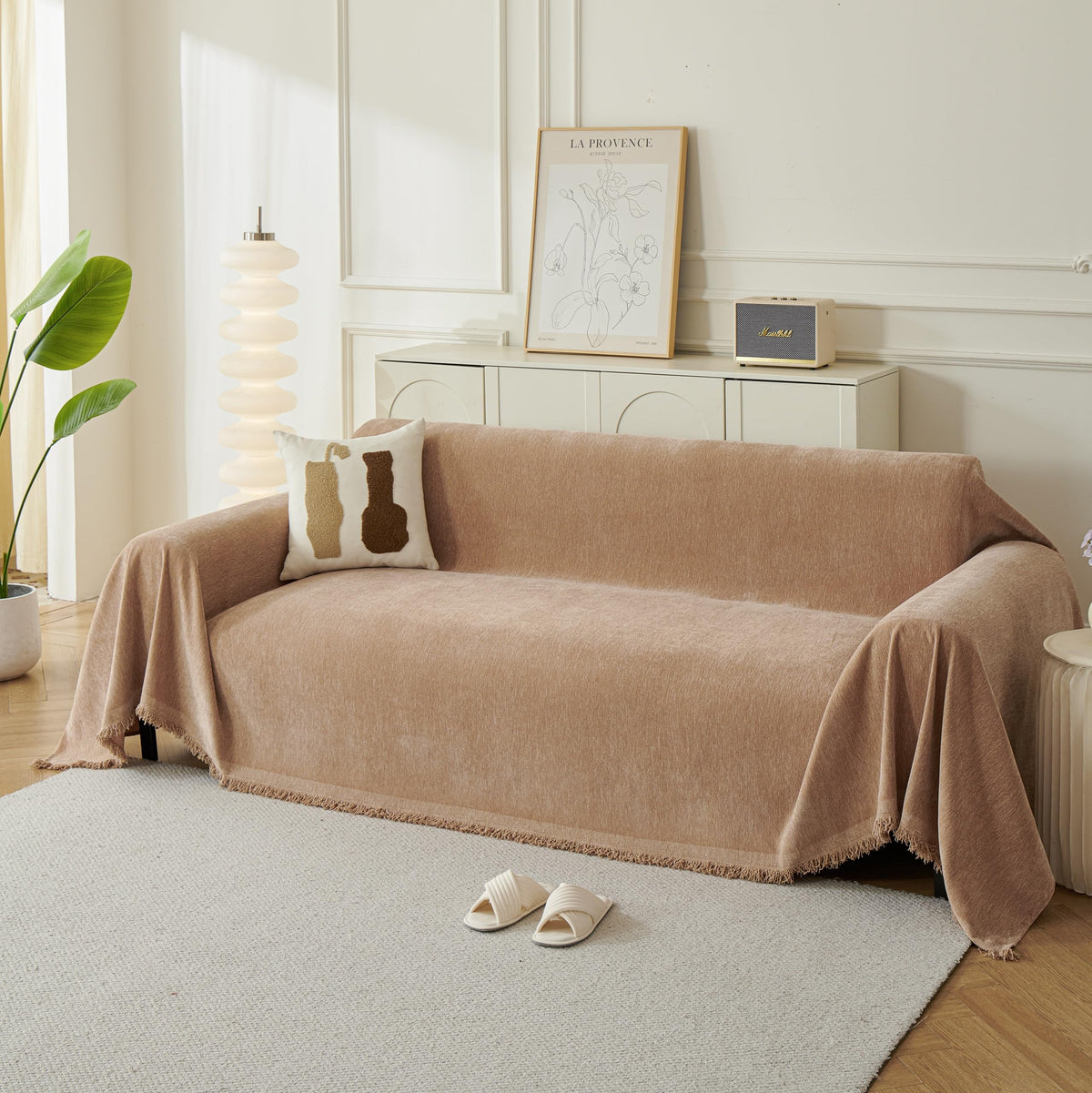 Couch Cover for Sofa, Boho Sofa Covers Washable 3 Cushion for Dogs