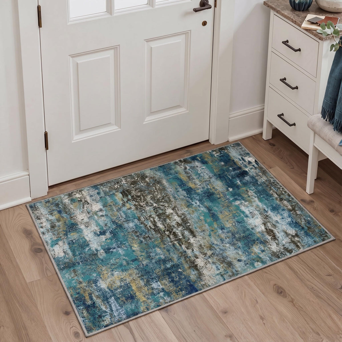 BEIMO 5X7 Area Rug for Living Room, Modern Abstract Washable Soft Non Slip