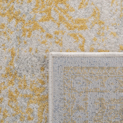 SAFAVIEH Evoke Area Rug 8x10 Large, Ivory & Taupe EVK256E