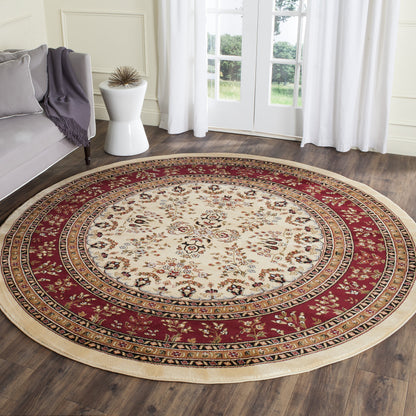SAFAVIEH Lyndhurst Area Rug 9'x12', Traditional Red & Black LNH331B