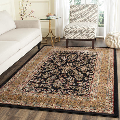 SAFAVIEH Lyndhurst Area Rug 9'x12', Traditional Red & Black LNH331B